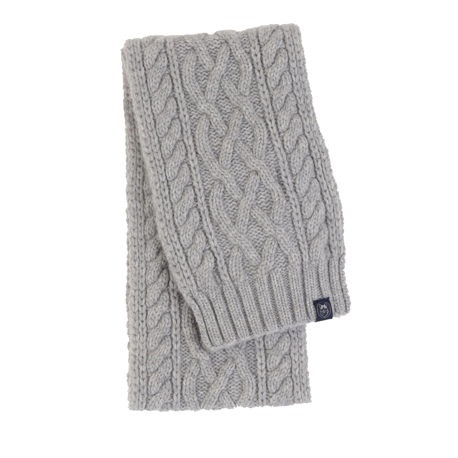 Cozy Chic Cable Knit Cashmere Scarf Perfect for Winter Elegance